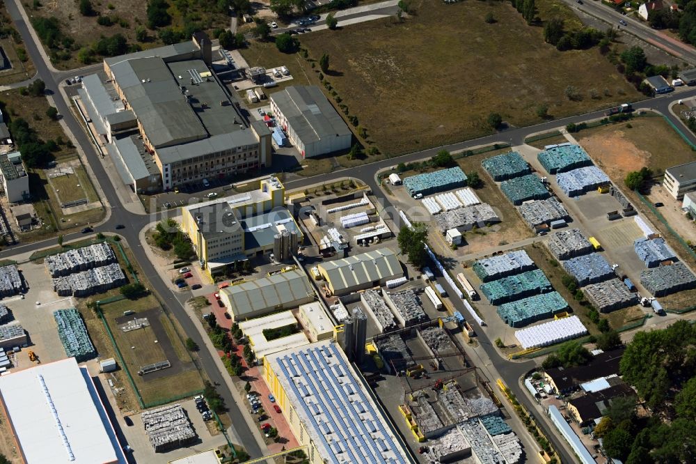 Luftbild Bitterfeld-Wolfen - Industrie- und Gewerbegebiet Chemiepark in Bitterfeld-Wolfen im Bundesland Sachsen-Anhalt