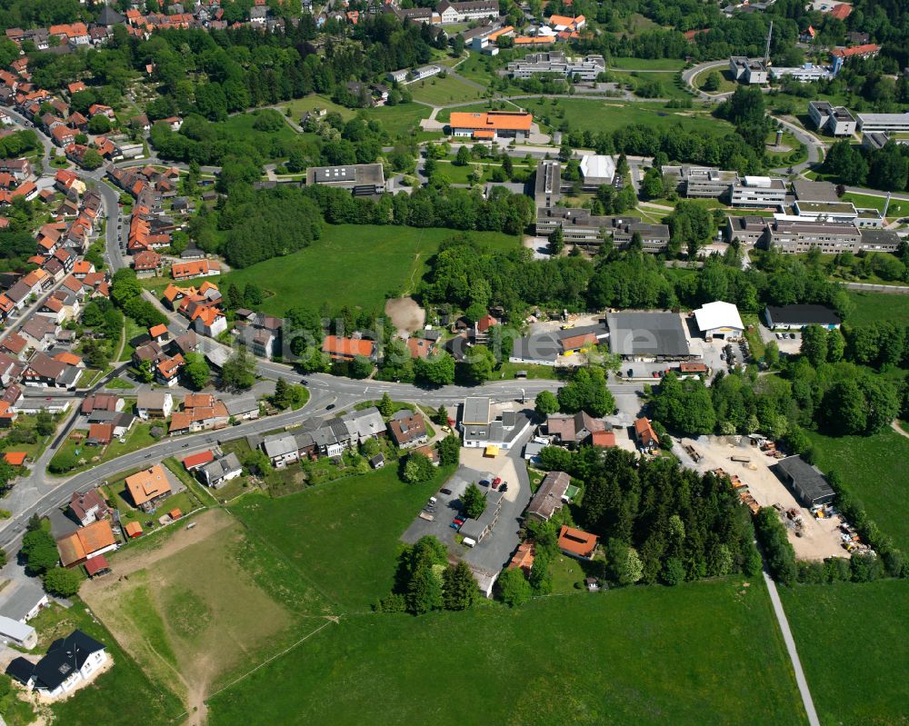 Luftbild Clausthal-Zellerfeld - Industrie- und Gewerbegebiet in Clausthal-Zellerfeld im Bundesland Niedersachsen, Deutschland