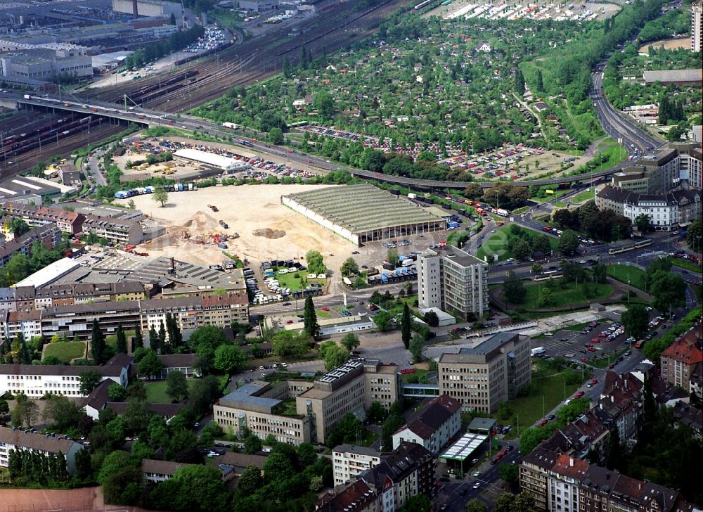 Luftbild Düsseldorf - Industrie- und Gewerbegebiet in Düsseldorf im Bundesland Nordrhein-Westfalen
