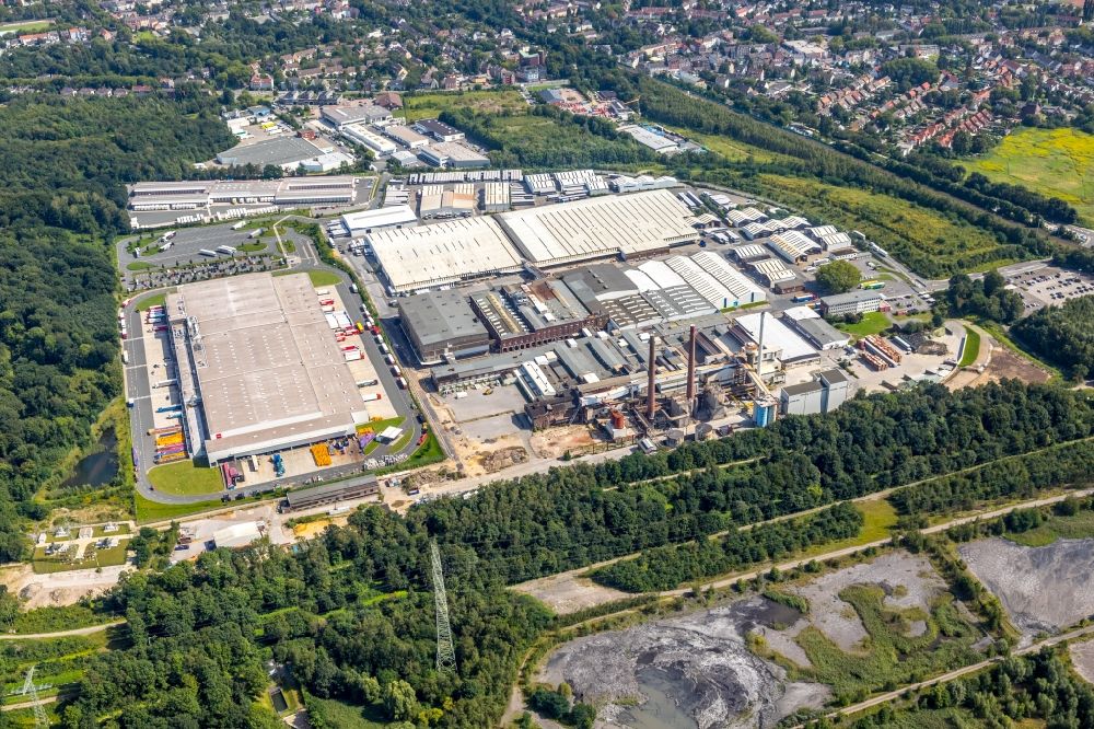 Luftbild Essen - Industrie- und Gewerbegebiet in Essen im Bundesland Nordrhein-Westfalen, Deutschland