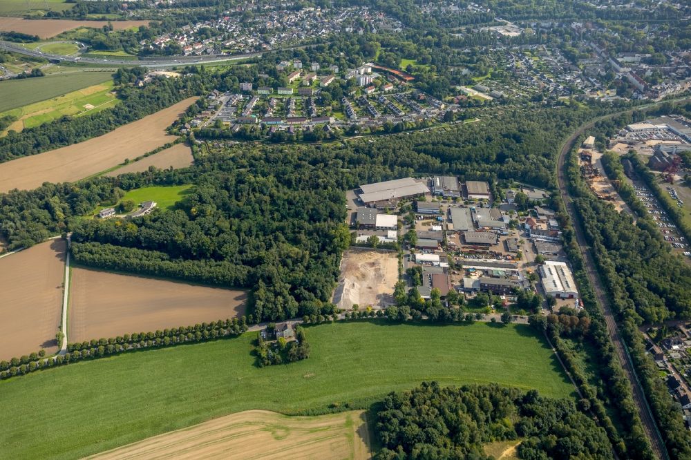 Luftbild Essen - Industrie- und Gewerbegebiet in Essen im Bundesland Nordrhein-Westfalen, Deutschland