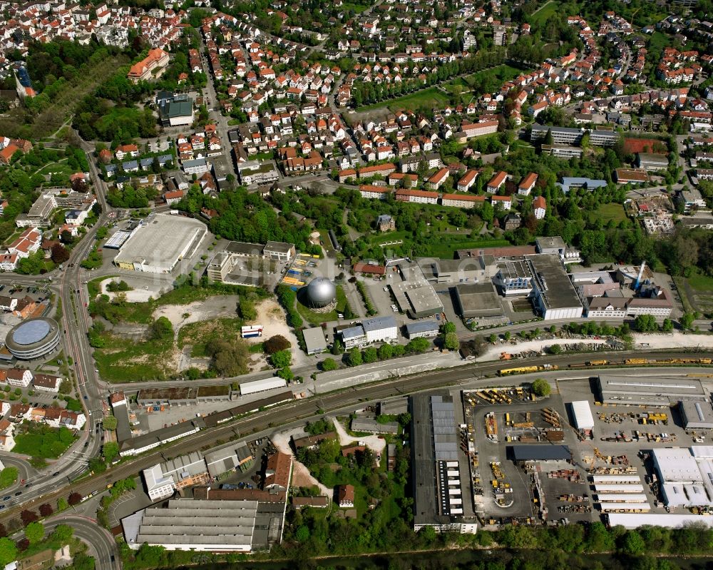 Luftaufnahme Faurndau - Industrie- und Gewerbegebiet in Faurndau im Bundesland Baden-Württemberg, Deutschland