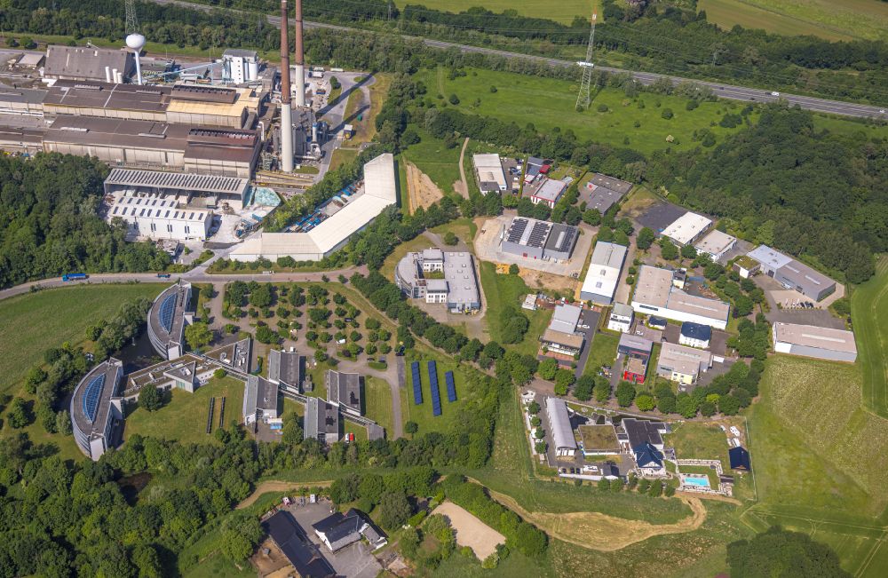 Luftbild Gladbeck - Industrie- und Gewerbegebiet in Gladbeck im Bundesland Nordrhein-Westfalen, Deutschland