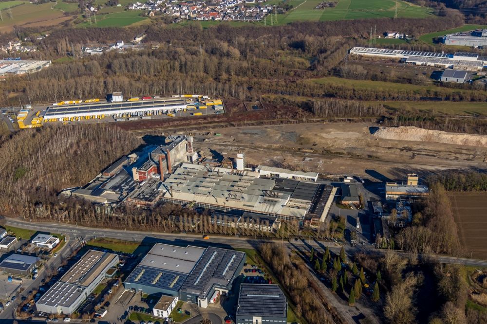 Hagen von oben - Industrie- und Gewerbegebiet in Hagen im Bundesland Nordrhein-Westfalen