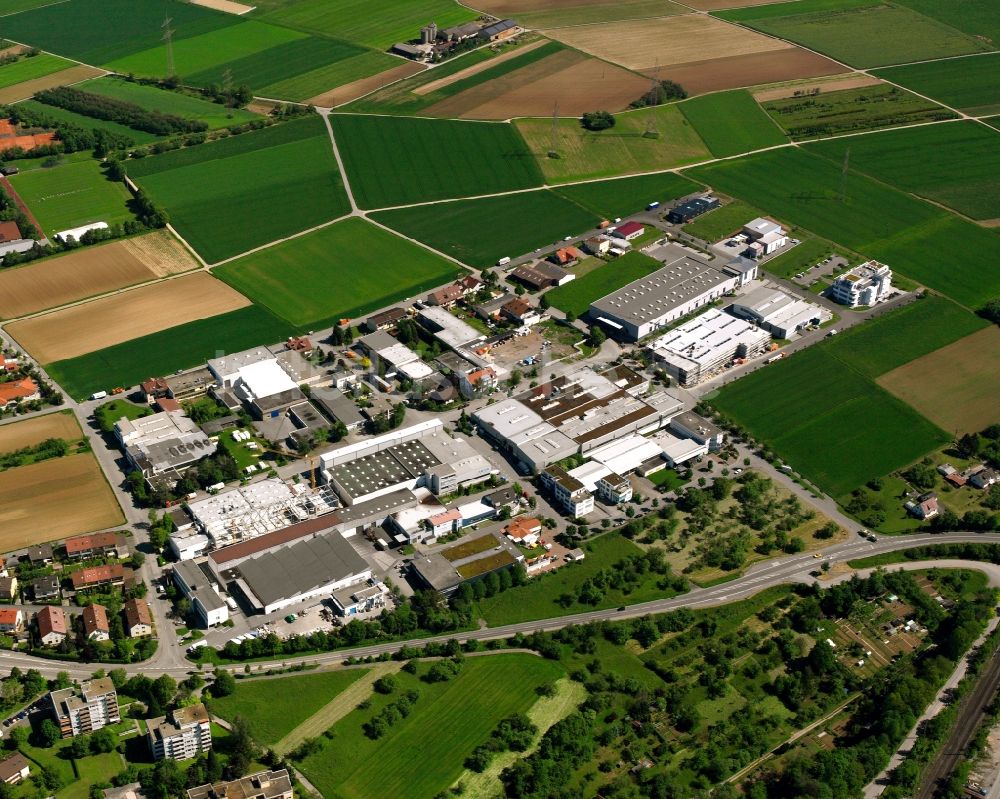 Luftbild Hohenacker - Industrie- und Gewerbegebiet in Hohenacker im Bundesland Baden-Württemberg, Deutschland
