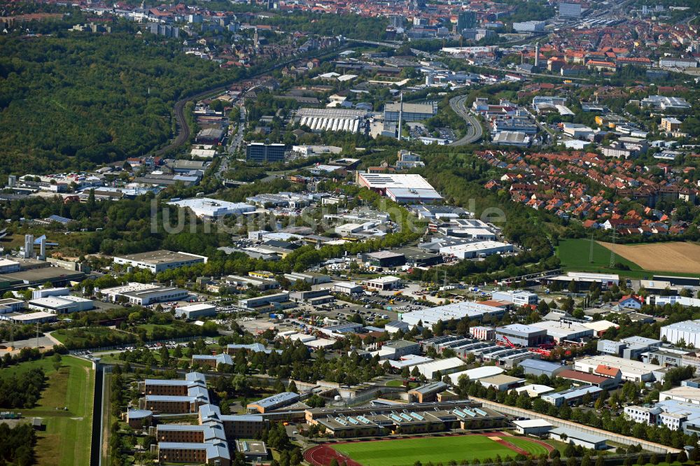 Luftbild Lengfeld - Industrie- und Gewerbegebiet in Lengfeld im Bundesland Bayern, Deutschland
