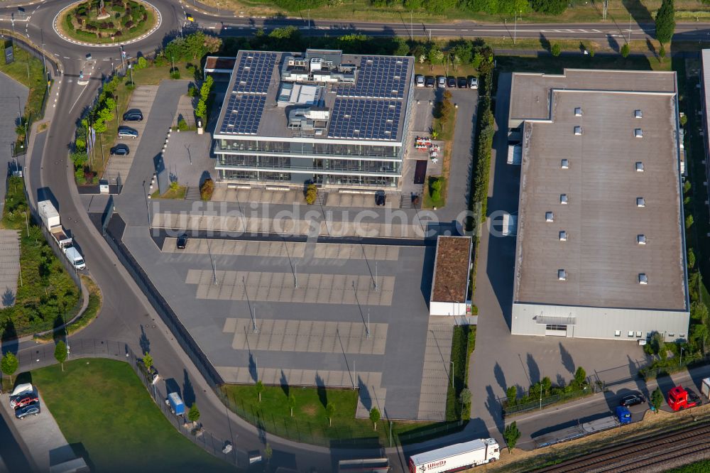 Luftbild Rülzheim - Industrie- und Gewerbegebiet Nord mit ITK Engineering GmbH in Rülzheim im Bundesland Rheinland-Pfalz, Deutschland