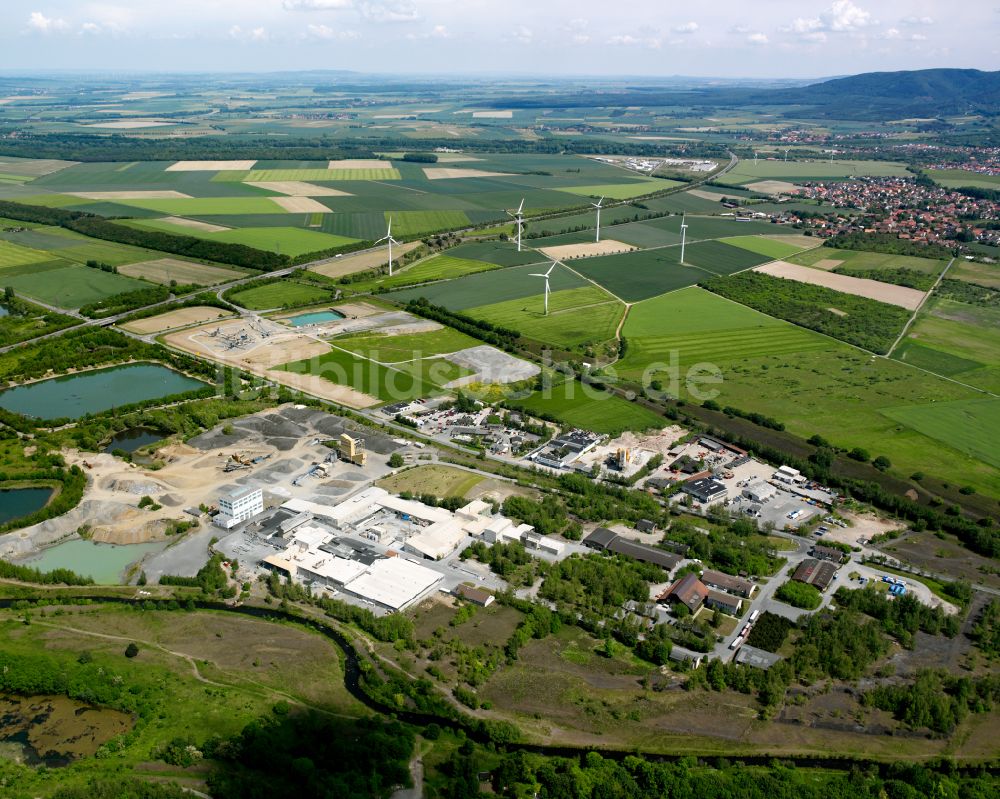 Oker von oben - Industrie- und Gewerbegebiet in Oker im Bundesland Niedersachsen, Deutschland