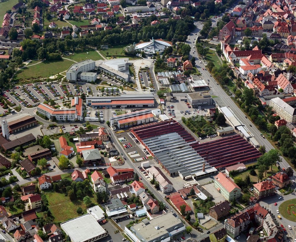 Luftaufnahme Amberg - Industrie- und Gewerbegebiet im Ortsteil Speckmannshof in Amberg im Bundesland Bayern, Deutschland