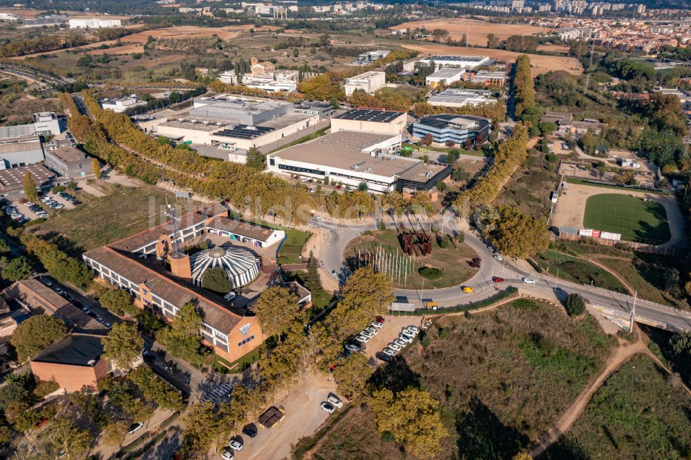 Luftbild Cerdanyola del Valles - Industrie- und Gewerbegebiet Parc Tecnologic del Valles in Cerdanyola del Valles in Catalunya - Katalonien, Spanien