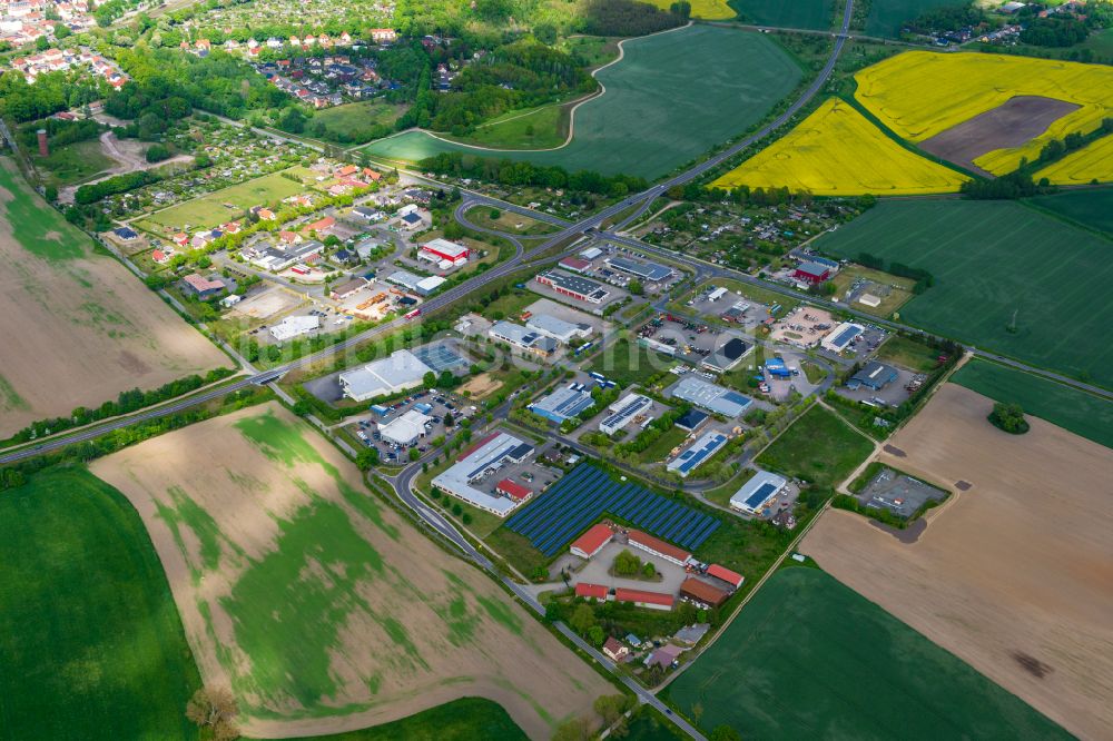 Luftbild Pritzwalk - Industrie- und Gewerbegebiet in Pritzwalk im Bundesland Brandenburg, Deutschland
