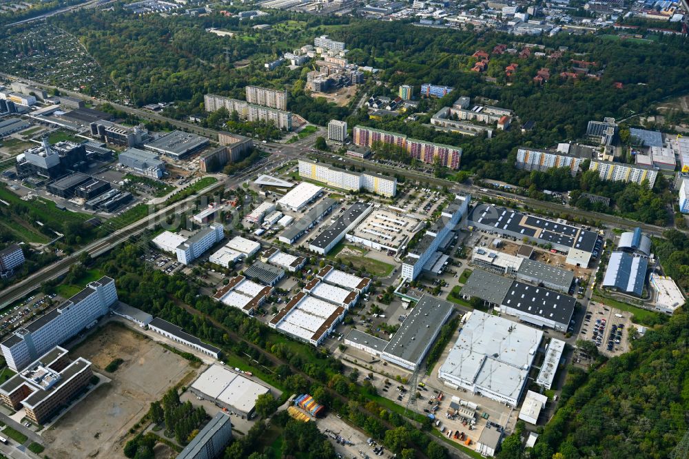 Luftbild Berlin - Industrie- und Gewerbegebiet Rhinstraße - Alle der Kosmonauten in Berlin, Deutschland