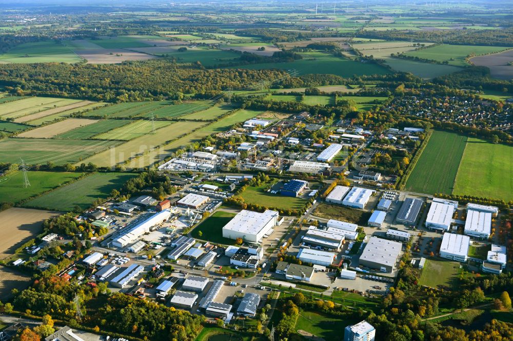 Luftbild Schwarzenbek - Industrie- und Gewerbegebiet in Schwarzenbek im Bundesland Schleswig-Holstein, Deutschland
