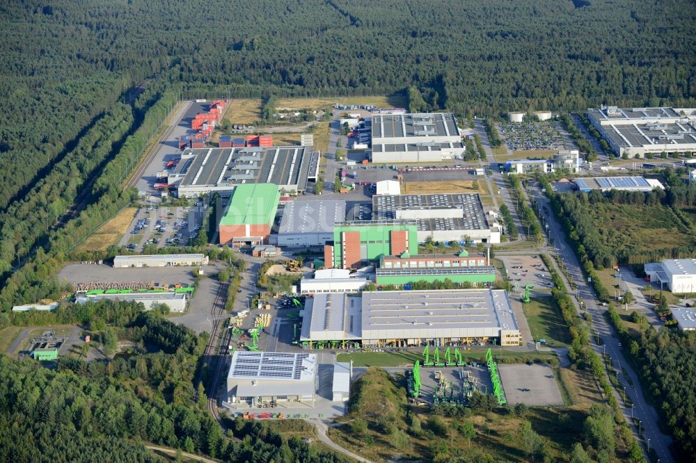 Luftbild Wackersdorf - Industrie- und Gewerbegebiet in Wackersdorf im Bundesland Bayern