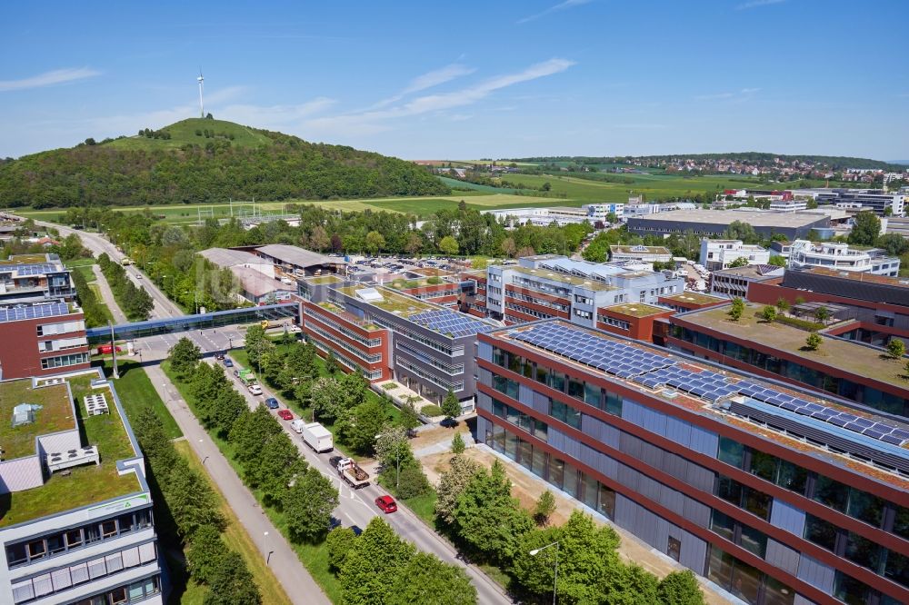 Stuttgart von oben - Industrie- und Gewerbegebiet Weilimdorf in Stuttgart im Bundesland Baden-Württemberg, Deutschland