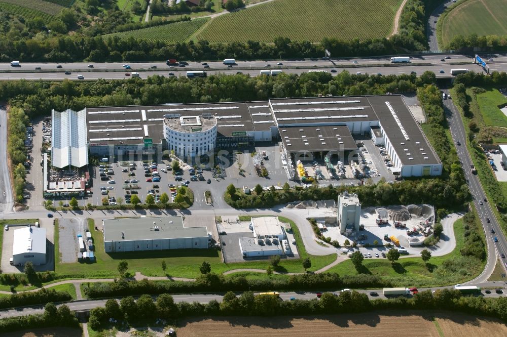Luftbild Weinsberg - Industrie- und Gewerbegebiet in Weinsberg im Bundesland Baden-Württemberg, Deutschland