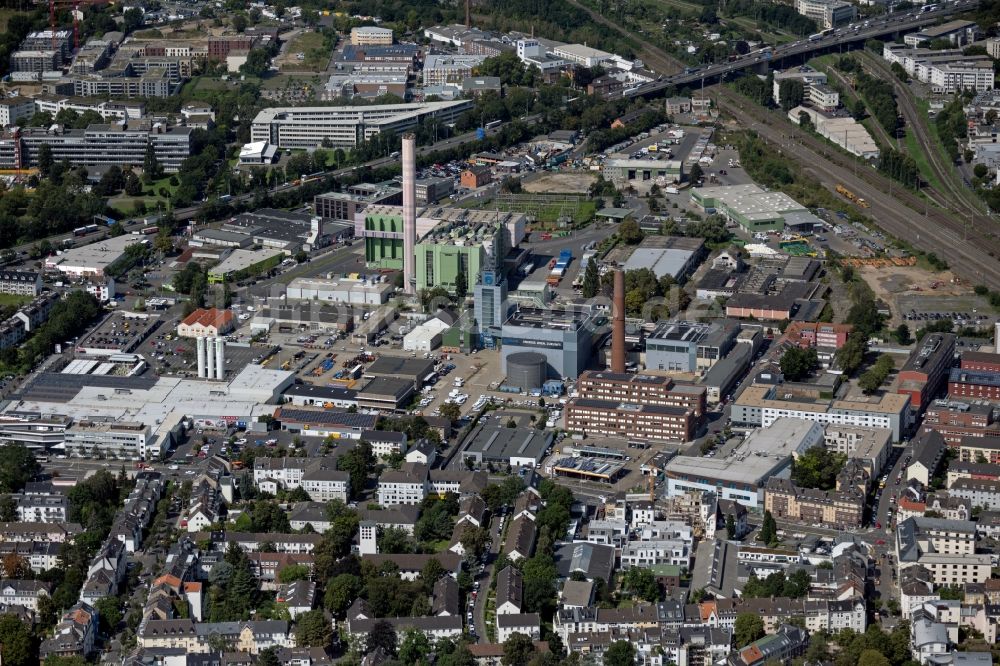 Luftaufnahme Bonn - Industrie- und Gewerbegebiet in der Weststadt in Bonn im Bundesland Nordrhein-Westfalen, Deutschland