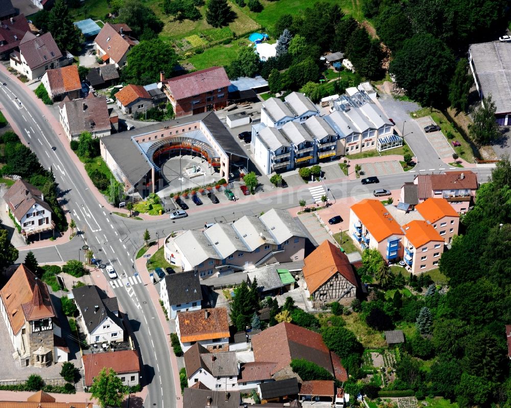Zaberfeld von oben - Industrie- und Gewerbegebiet in Zaberfeld im Bundesland Baden-Württemberg, Deutschland