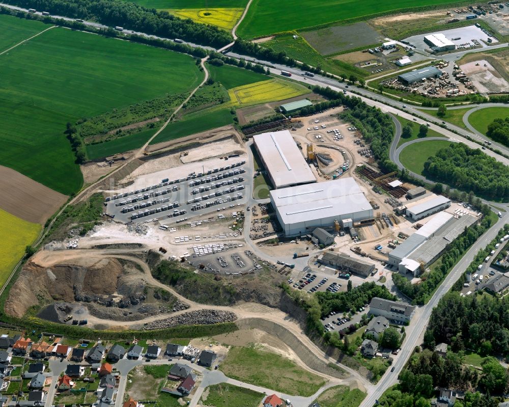 Luftaufnahme Plaidt - Industrieanlage in der Ortsgemeinde Plaidt im Bundesland Rheinland-Pfalz