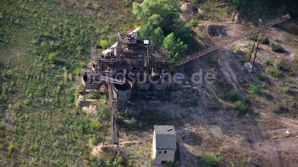 Luftaufnahme Neuwied - Industriebrache am Steinsee im Bundesland Rheinland-Pfalz, Deutschland