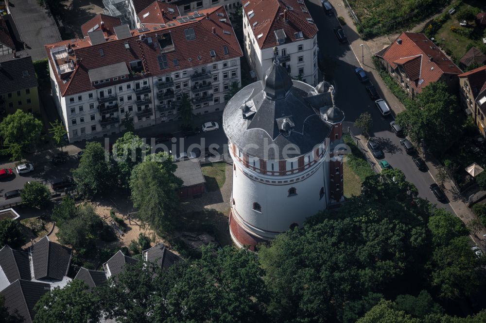 Luftaufnahme Braunschweig - Industriedenkmal Wasserturm BS|ENERGY in Braunschweig im Bundesland Niedersachsen, Deutschland