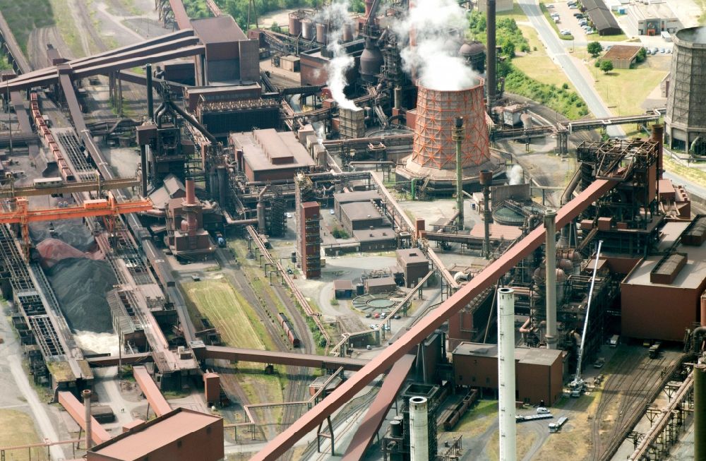 Luftbild Salzgitter - Industriegebiet des Stahlwerkes der Salzgitter AG in Salzgitter im Bundesland Niedersachsen