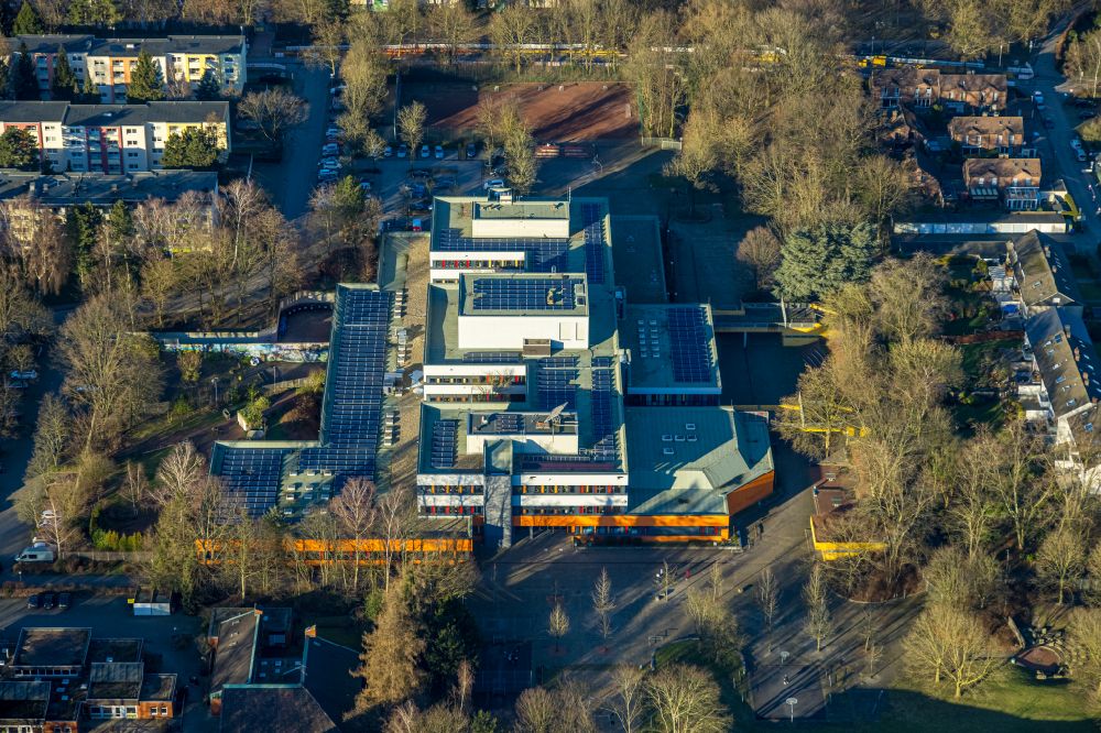 Luftbild Gladbeck - Ingeborg-Drewitz-Gesamtschule in Gladbeck im Bundesland Nordrhein-Westfalen