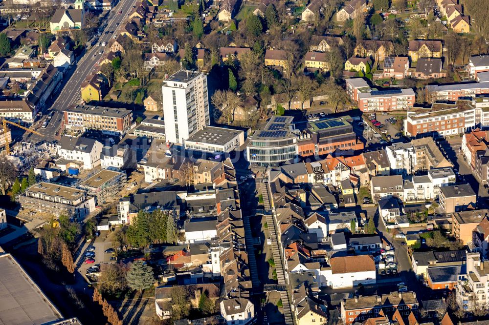 Luftaufnahme Marl - Innenstadt in Marl im Bundesland Nordrhein-Westfalen, Deutschland