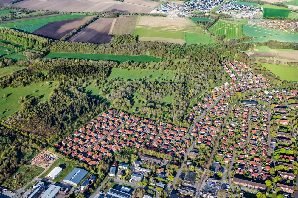 Luftbild Stade - Innenstadt im Ortsteil Ottenbeck in Stade im Bundesland Niedersachsen, Deutschland