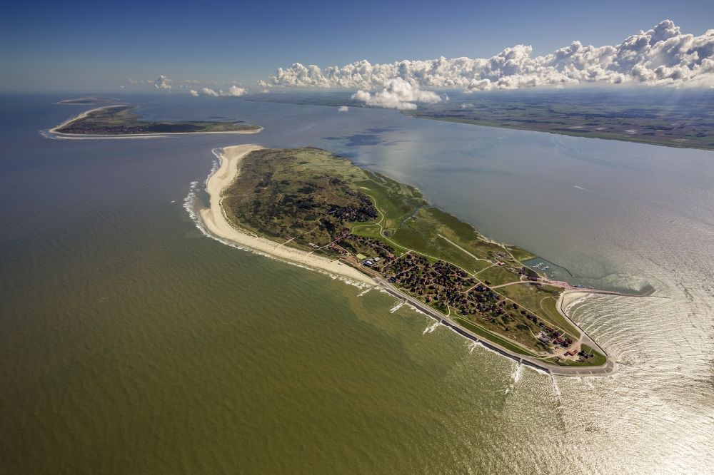 Luftbild Baltrum - Insel Baltrum als Bestandteil der Ostfriesischen Inseln der Nordsee im Bundesland Niedersachsen