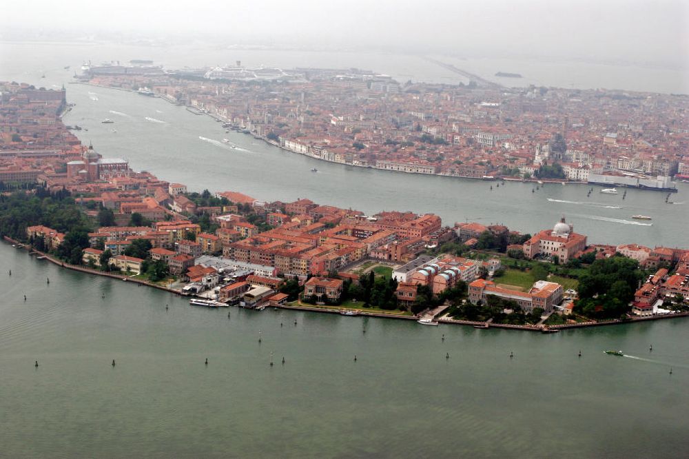 Venedig von oben - Insel La Giudecca Venedig