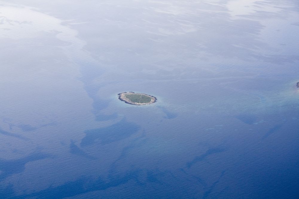 Luftbild Hvar - Insel aus der Gruppe der Pakleni Inseln im Mittelmeer bei Hvar in Kroatien