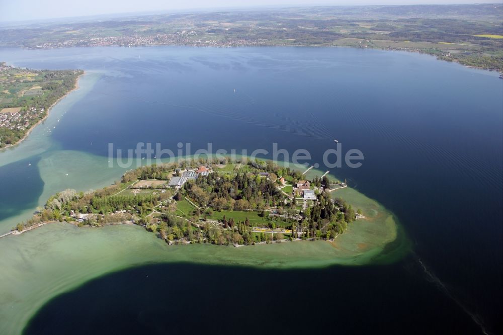 Mainau aus der Vogelperspektive: Insel Mainau im Bodensee in Baden-Württemberg