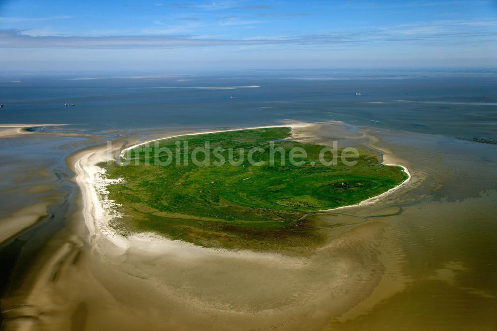 Mellum aus der Vogelperspektive: Insel Mellum in Niedersachsen