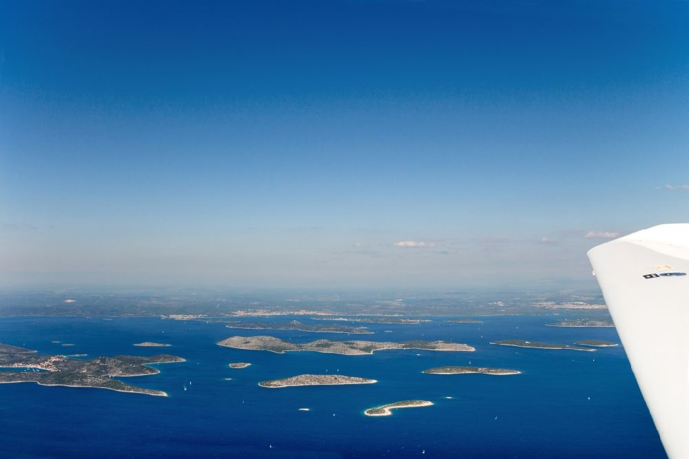Kornati von oben - Inseln im Kornati-Nationalpark in Kornati in Kroatien