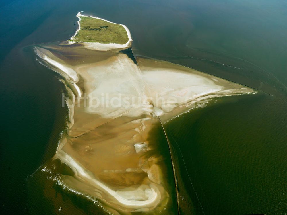 Luftaufnahme Minsener Oog - Inseln Minsener Oog in Niedersachsen
