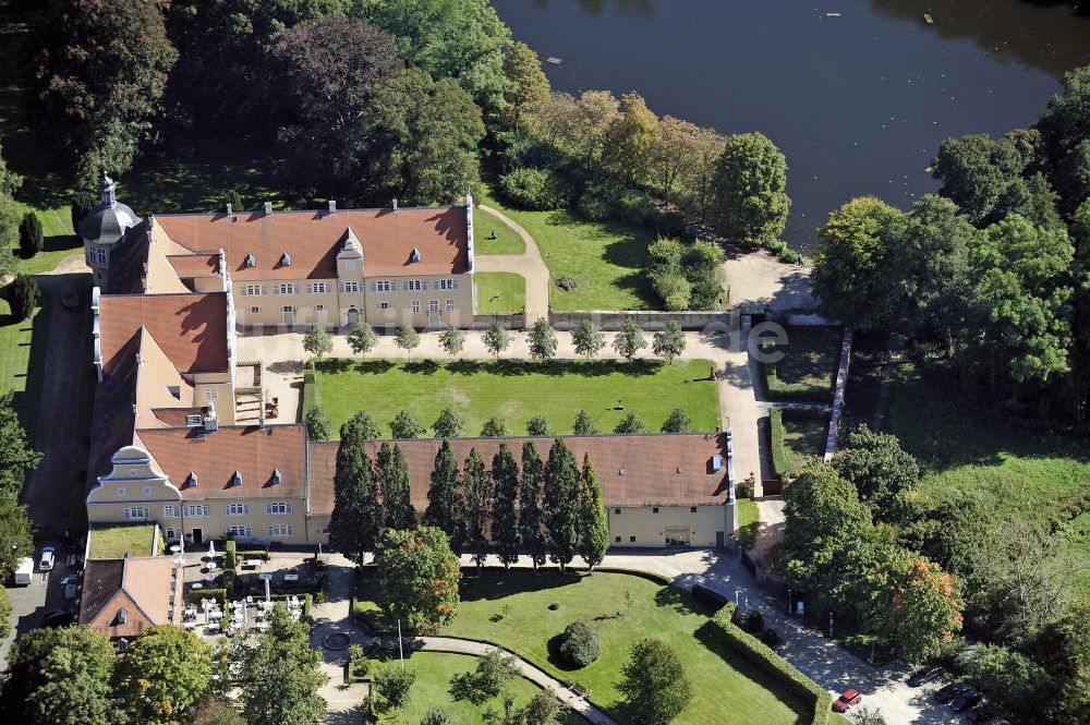 Darmstadt von oben - Jagdschloss Kranichstein