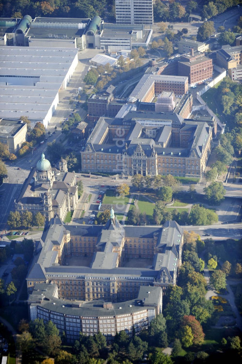 Luftaufnahme Hamburg - Justizforum Hamburg