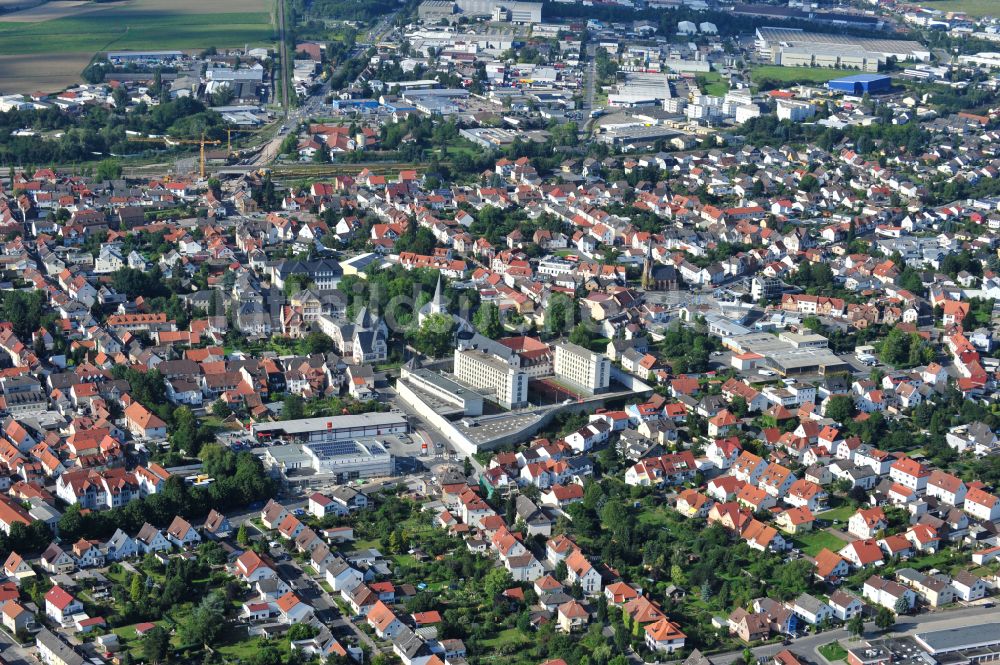 Luftbild Dieburg - Justizvollzugsanstalt JVA in Dieburg im Bundesland Hessen, Deutschland