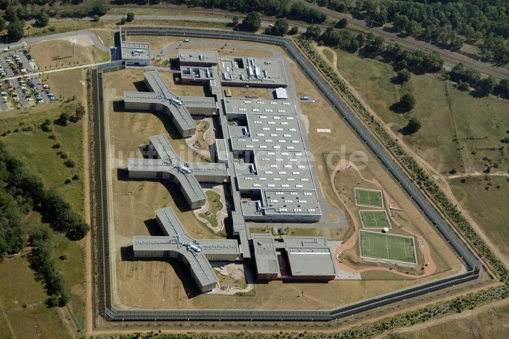 Luftbild Großbeeren - Justizvollzugsanstalt JVA in Großbeeren im Bundesland Brandenburg