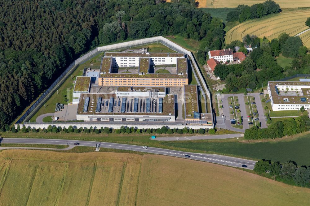 Luftbild Landshut - Justizvollzugsanstalt JVA in Landshut-Berggrub im Bundesland Bayern