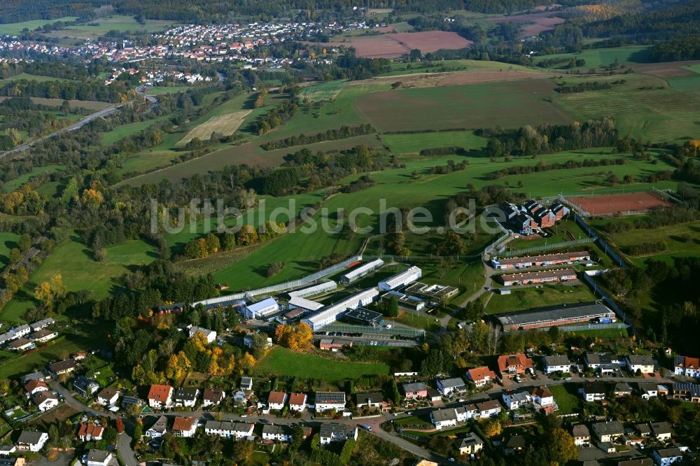Luftbild Ottweiler - Justizvollzugsanstalt JVA in Ottweiler im Bundesland Saarland, Deutschland