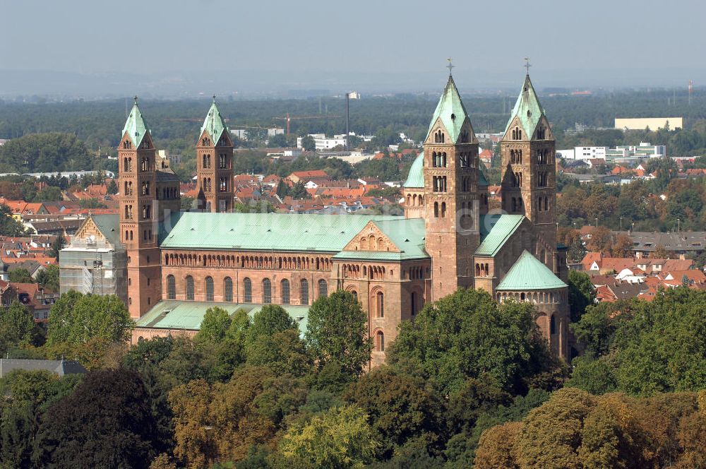 Luftbild SPEYER - Kaiser- und Mariendom zu Speyer