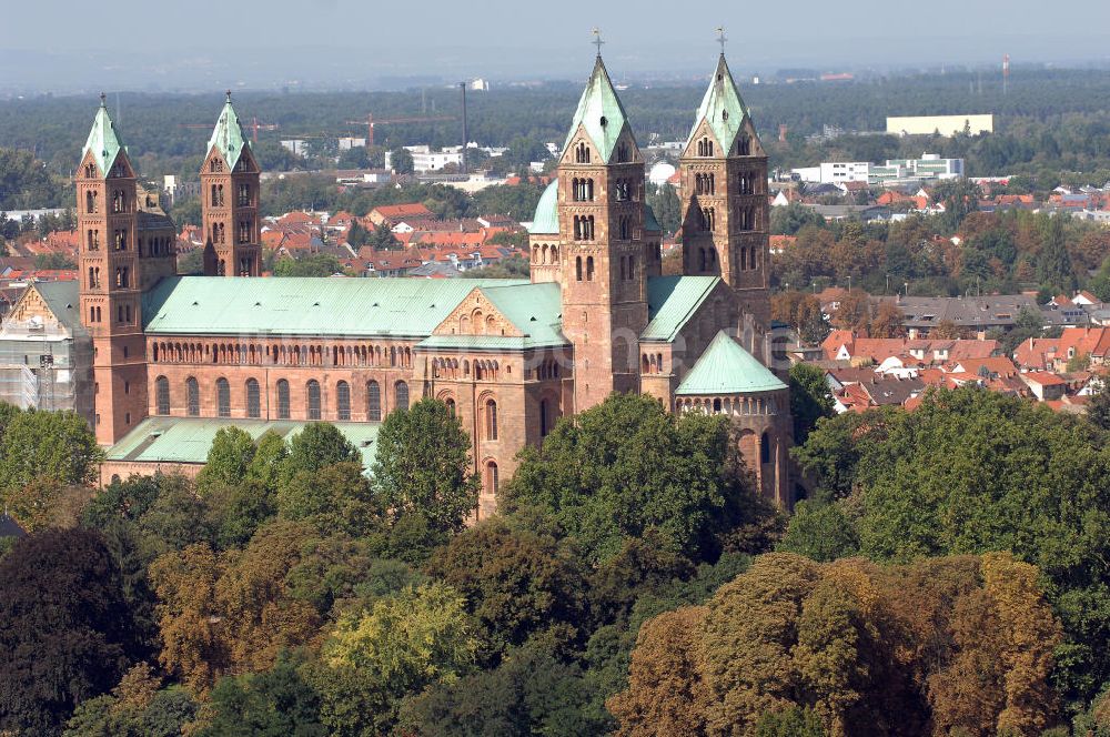 Luftaufnahme SPEYER - Kaiser- und Mariendom zu Speyer