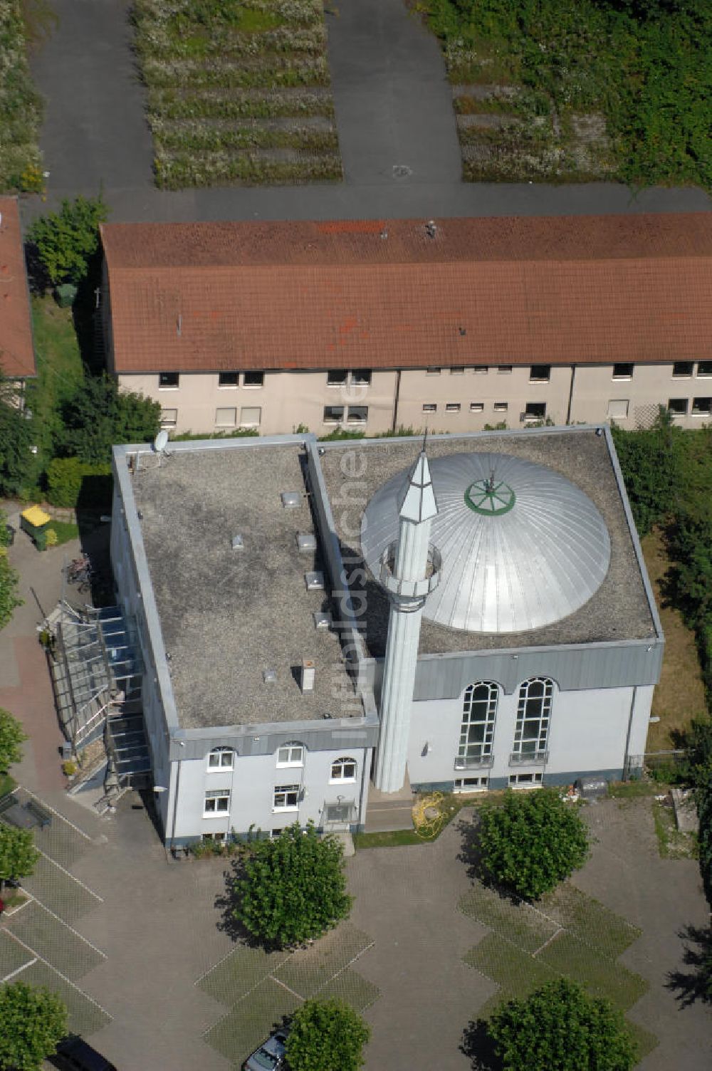 Luftbild Wiesloch - Kanuni Sultan Süleyman Camii in Wiesloch