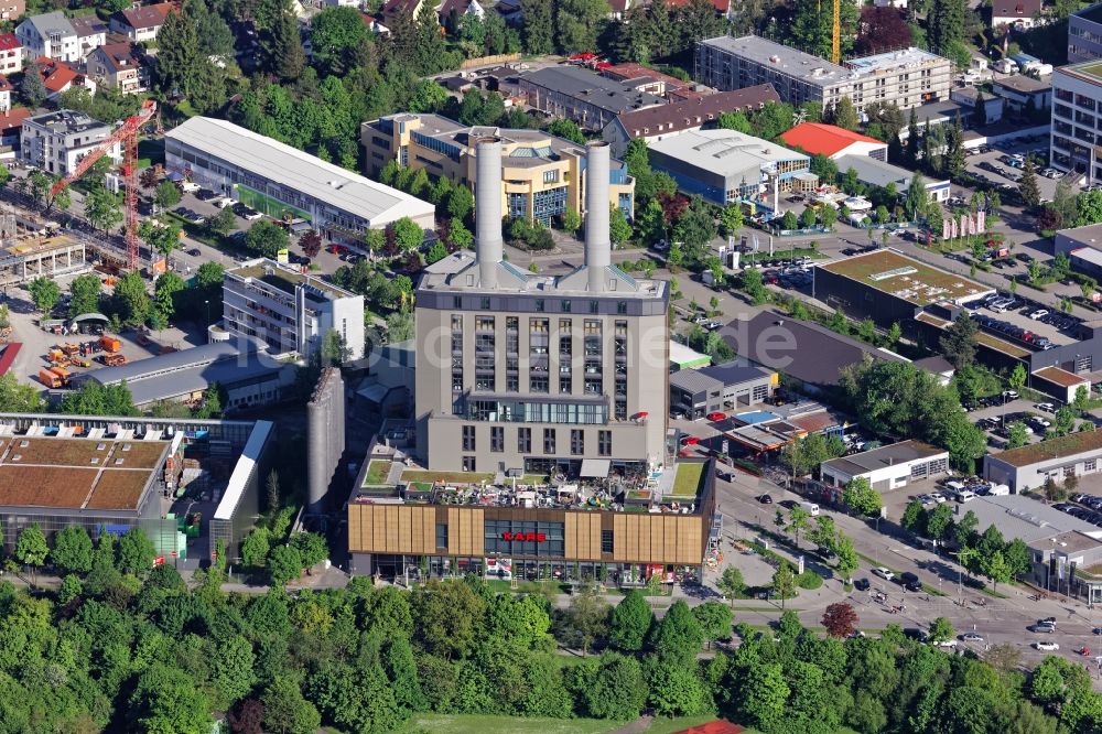 München aus der Vogelperspektive: KARE Möbelhaus im Kraftwerk in der Drygalski-Allee in München im Bundesland Bayern