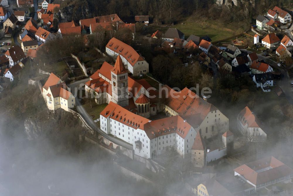 Luftaufnahme Kastl - Kastl Blick auf das Kloster Kastl