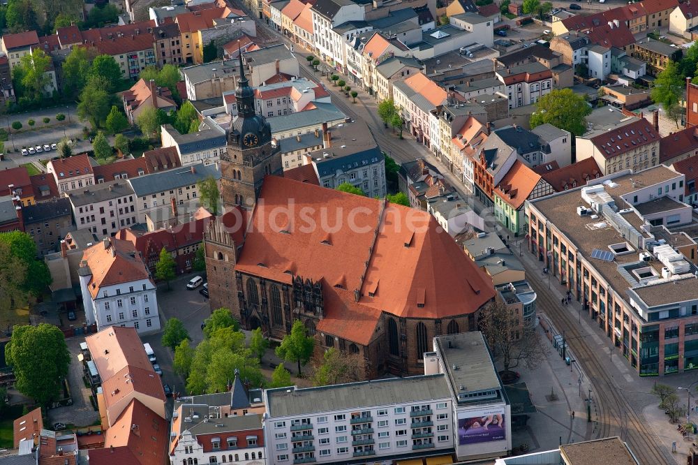 Luftbild Brandenburg an der Havel - Katharinenkirche in Brandenburg an der Havel im Bundesland Brandenburg