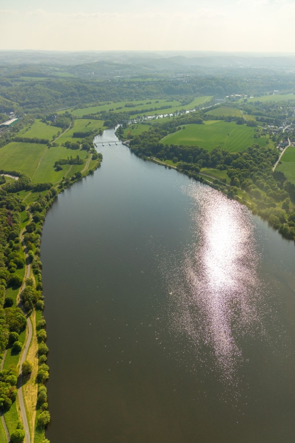 Luftbild Witten - Kemnader See in Witten im Bundesland Nordrhein-Westfalen, Deutschland