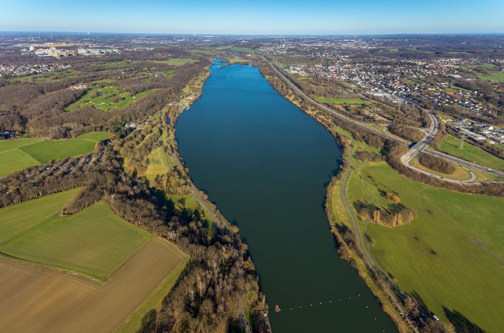 Luftbild Witten - Kemnader See in Witten im Bundesland Nordrhein-Westfalen, Deutschland